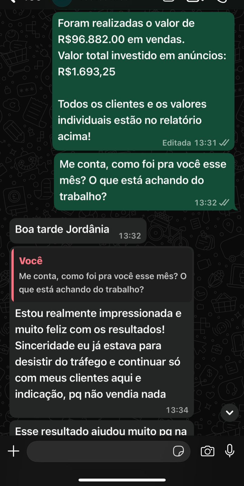 Feedback Cliente 1